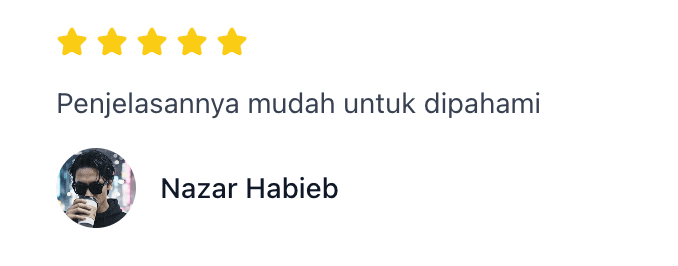 Review dari Rezha — Freelancer
